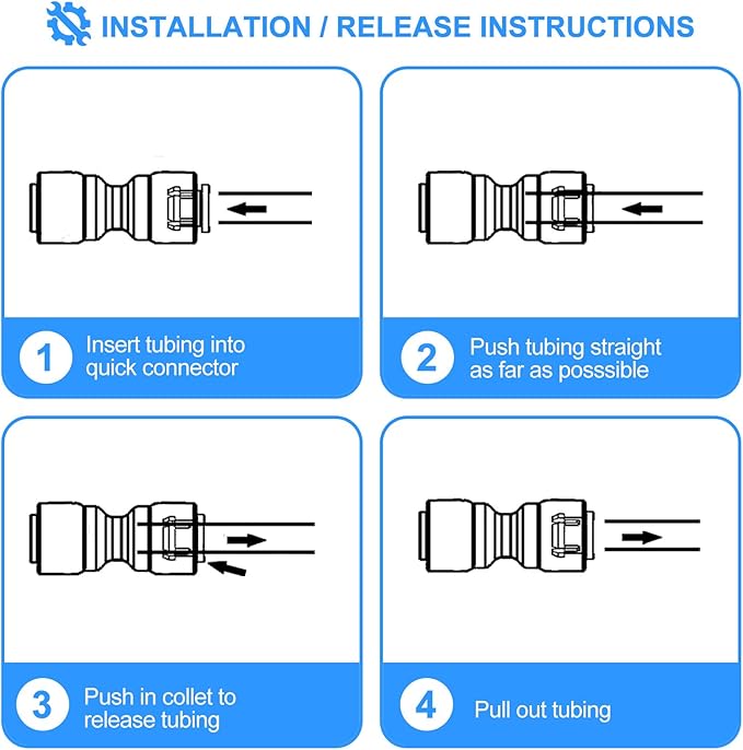100FT 1/4 Inch O.D.RO Water Tubing,NSF Certified Pipe for RO(Reverse Osmosis) Water Purifier Filter System,BPA free Flexible Plastic Hose(white)+Tube Cutter