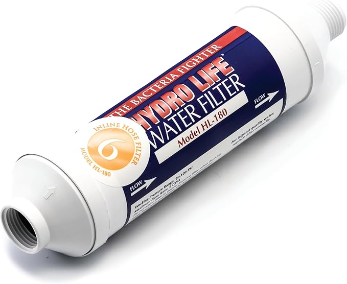 Camco Hydro Life 52133 HL-180 Disposable Inline Hose Filter