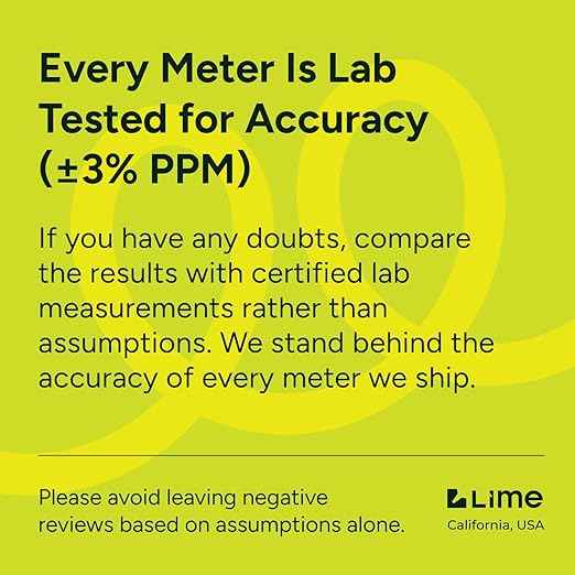 Professional Water Tester for Drinking Water - Accurate TDS Meter Digital Water Tester (0-9999 ppm) - 1 Sec Instant Read