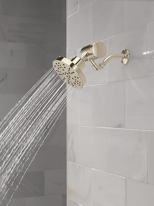 Delta Faucet Clarifi Premium Shower Filter Attachment Polished Nickel with Additional Filter Cartridge