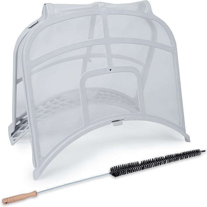 AZ4U ADQ73373201 Replacement For LG True Steam Dryer Lint Trap Replacement, LG Dryer Lint Filter & For Kenmore Elite Dryer Lint Screen Replacement with Cleaner Brush, AP5675511 2656948 PS7787727 Etc