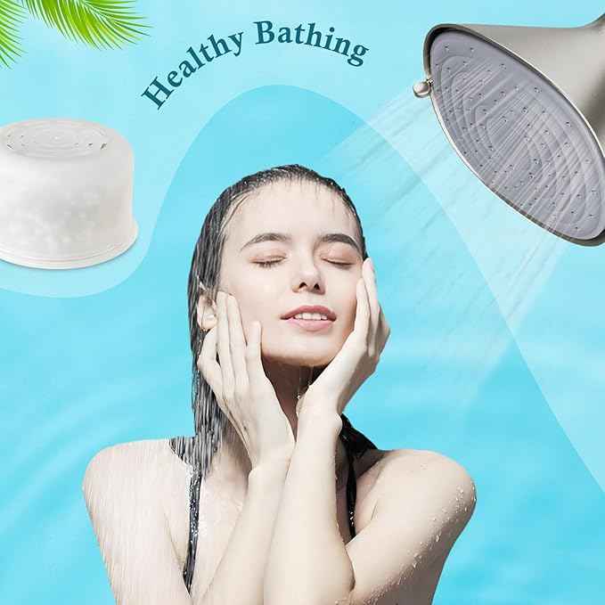 Water Replacement Filter for Filtered Shower Head,Compatible with CANOPY Filtered Shower Head,for Hard Water Remove Chlorine and Harmful Substances.（1 Pack）