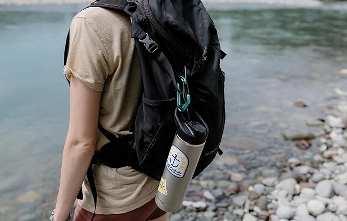 Platypus DayCap Water Bottle Filter Cap for Wide Mouth HydroFlask, Nalgene, and Yeti Water Bottles