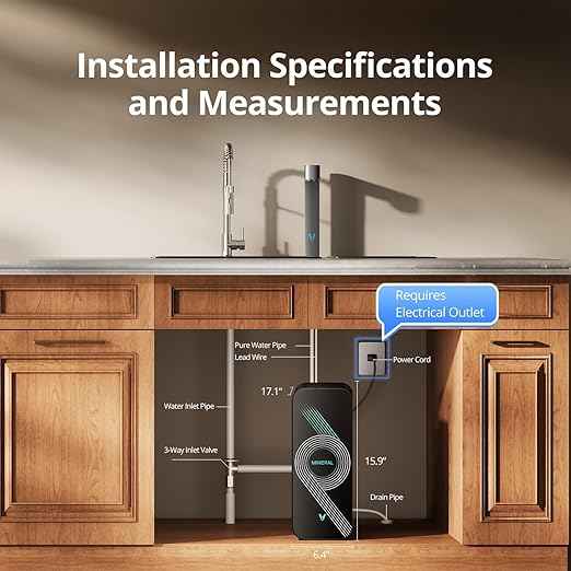 VIOMI Master M1 1000 GPD Reverse Osmosis Alkaline Mineralization pH+ Water Filter, Lead & PFAS Reduction, Under Sink Tankless RO System, NSF/ANSI 42 & 58 & 372, Smart Faucet & App Monitor, BPA Free