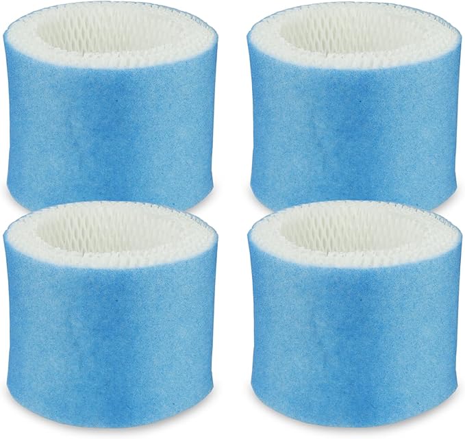 Colorfullife 4 Pack Premium Hac504 Humidifier Filters for Honeywell Humidifier HAC-504 HAC-504AW HAC504V1 HCM350 HCM-530 HCM-600 HCM-710 HEV-312, Upgraded Blue Pre-Filter Replacement Wicking Filter A - AquaVibe