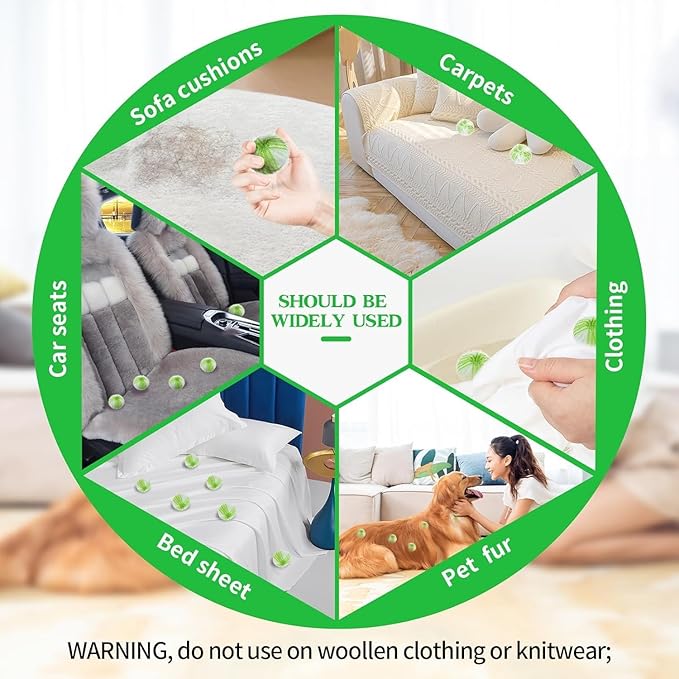 Reusable Washing Machine Lint Balls - Ideal for Removing Hair, Lint, and Dust from Laundry - AquaVibe