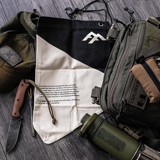 Millbank Bag | Water Filtration Bag | Bushcraft, Survival, Military | Handmade Bag in UK