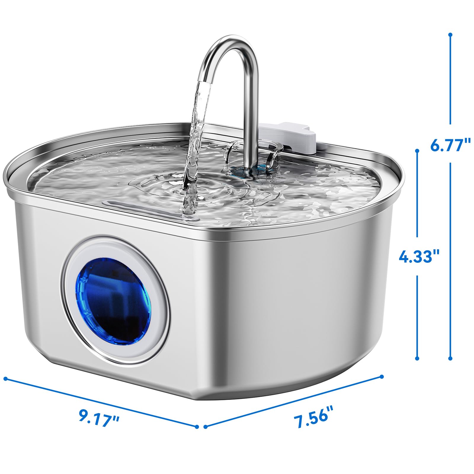 Cat Water Fountain Stainless Steel