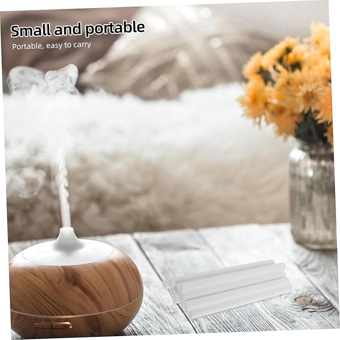20pcs Cotton Filter Sticks for Humidifier Absorbent Diffuser Wicks Replacement Pure Cotton Humidifier Refill Accessories for Home and Office Use - AquaVibe