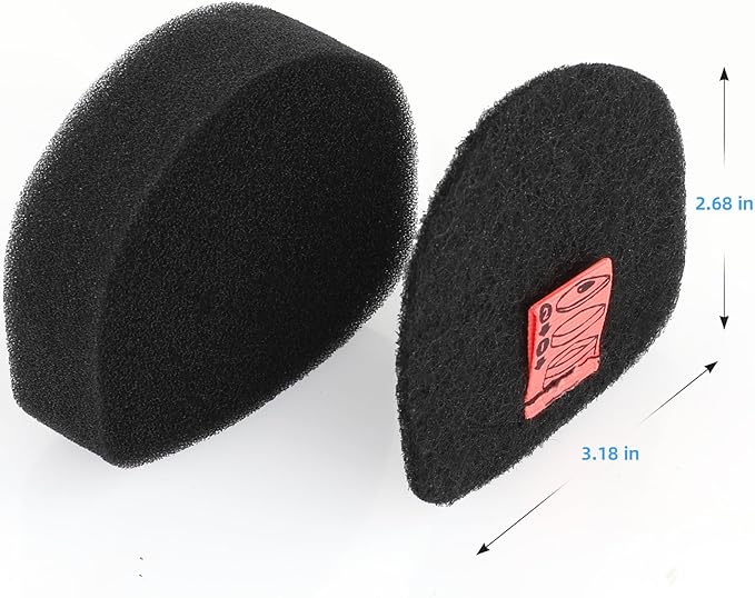 6 Pack Replacement Filters Compatible with Shark CH951 UltraCyclone Pet Pro Plus Cordless Handheld Vacuum - Foam Felt Filter Set for Shark CH901 CH950 CH951C CH900WM - XL Dust Cup Replacement Parts - AquaVibe