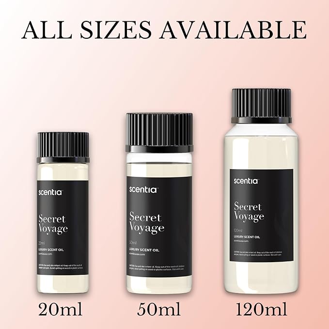 Hotel Diffuser Oil Inspired by The Baccarat Hotel Scent - 20 mL 0.67 fl oz - Essential Oil Blend of Cedar &Jasmine for Aromatherapy & humidifiers - Secret Voyage, Graduation Gift