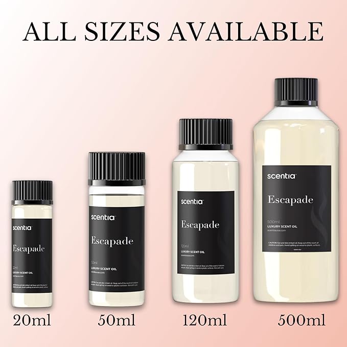 Hotel Diffuser Oil Inspired by 5-Star Hotel Scent - 20 mL 0.67 fl oz - Aromatherapy Fragrance Oil Inspired by 5 Star Hotel - Escapade