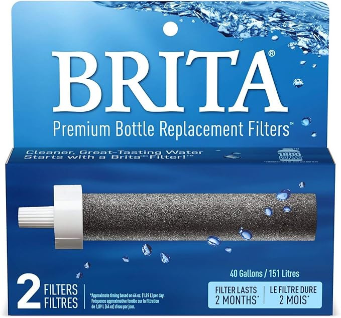 Brita 635835 Hardsided Bottle Replacement Filters
