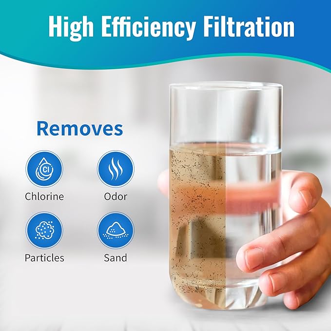 CFS COMPLETE FILTRATION SERVICES EST.2006 Replacement for 42-34373 EP-10 5 Micron 10 x 2.5 Carbon Block Water Filter 2 Pack