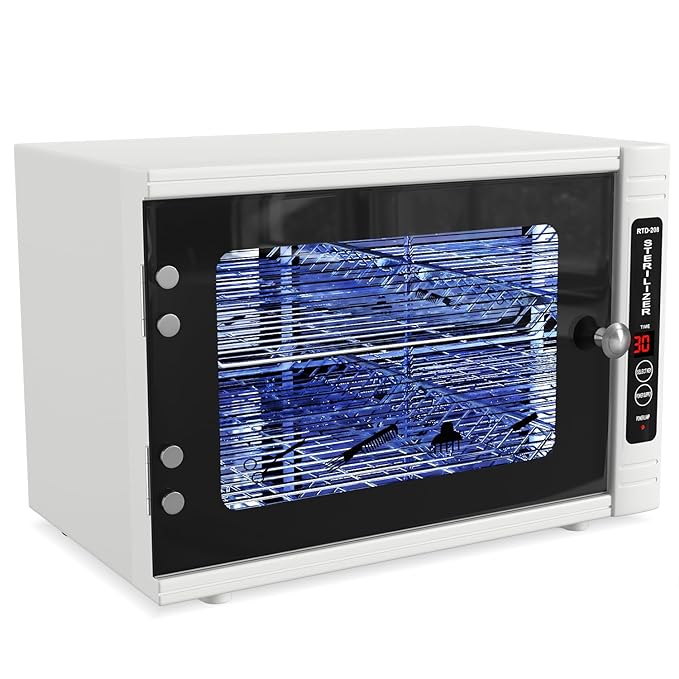 UV Sanitizer Cabinet. UV Light Sanitizer Box with Timer Setting, Suitable for Cleaning of Various Items