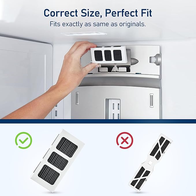 TEEHAY PWF-1 FPPWFU01 Water Filter & PureAir Ultra II PAULTRA2 Air Filter Combo, Compatible with Frigidaire FRIGCOMBO13, FRSS2623AD, FRSS2623AS, FRSS2623AW, FRSS2633AS, 3 Combo