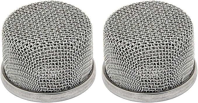 181073 or 181-073 Pump Inlet Strainer，Inlet Strainer Screen Filter 1/2" NPT Thread Stainless Steel with for Airless Paint Sprayer 455 495 Ultra 500 Ultra Max 695 (2-Pack) - AquaVibe