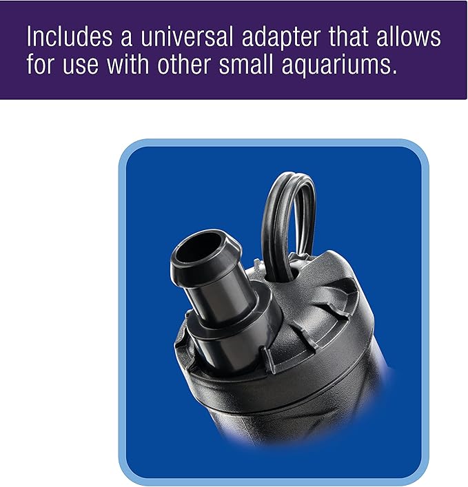 Coralife Aquarium Fish Tank Marine Salt Water Turbo-Twist UV Sterilizer, Mini, For BioCubes