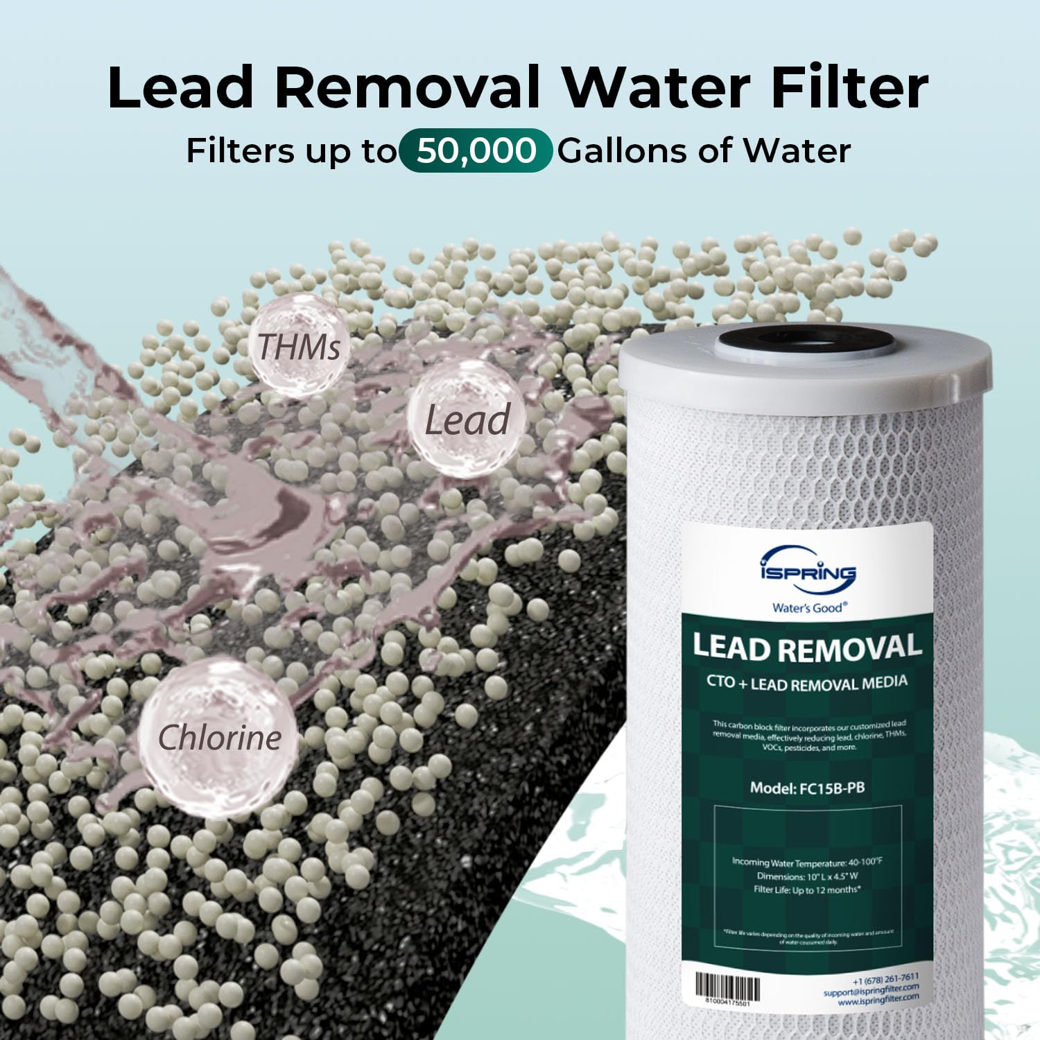 F2WGB21BCPB Sediment & Lead Removal Water Filter Set for WGB21B