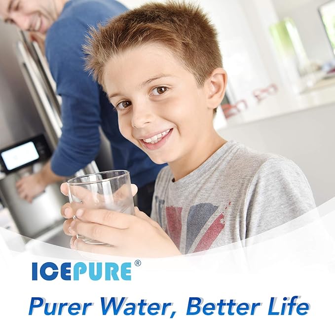 ICEPURE RWF5800A Replacement for Frigidaire EPTWFU01 Refrigerator Water Filter, Compatible with EWF02, Pure Source Ultra II, Pure Source Ultra 2, 012505454226, 4562222, 807946701, 3PACK