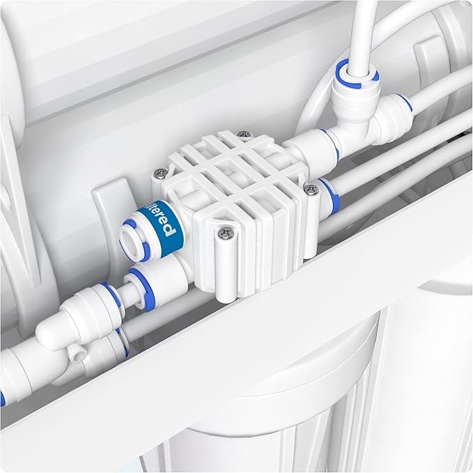 Aquatic Life 5-Stage Hydroponic Reverse Osmosis Water Filter System RO Filtration Unit, High Efficiency, 200 GPD - AquaVibe