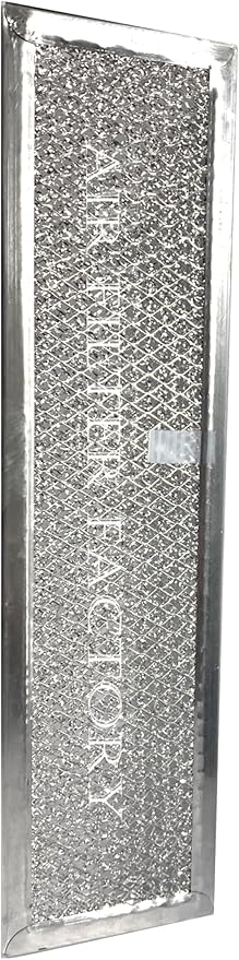 Air Filter Factory 4 x 12 x 0.09 Inches Downdraft Range Hood Aluminum Mesh Grease 12-Layer Vent Filter 2-Pack