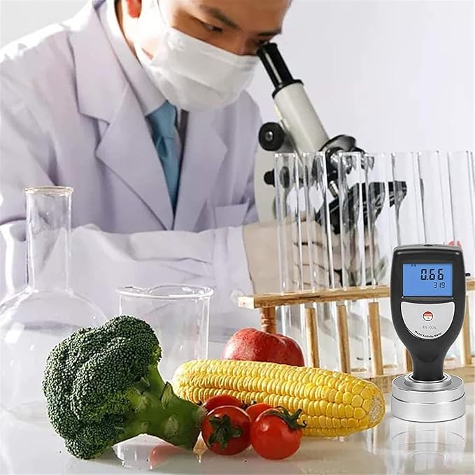 Portable Water Activity Meter, Cake/Puffed Food/Baked Food AW Tester, Smart Food Tester Monitor Water Analyzer Tool, Measure The Water Activity of Bread, Biscuits and Pastries
