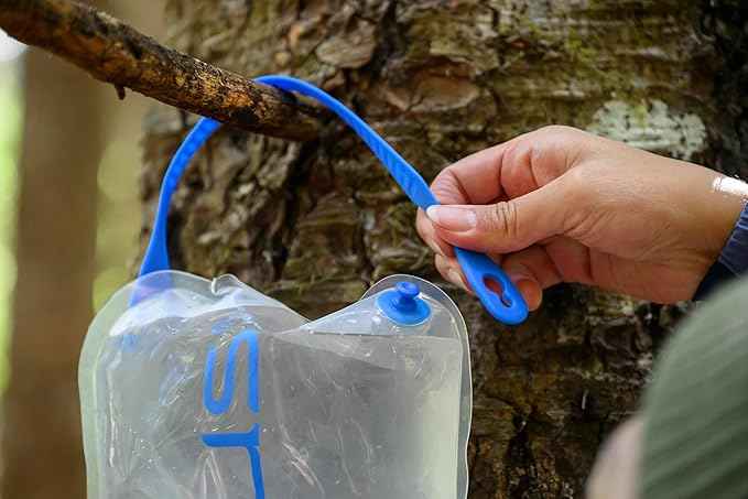 Platypus QuickDraw Ultralight 3 Liter Backpacking Gravity Water Filter System