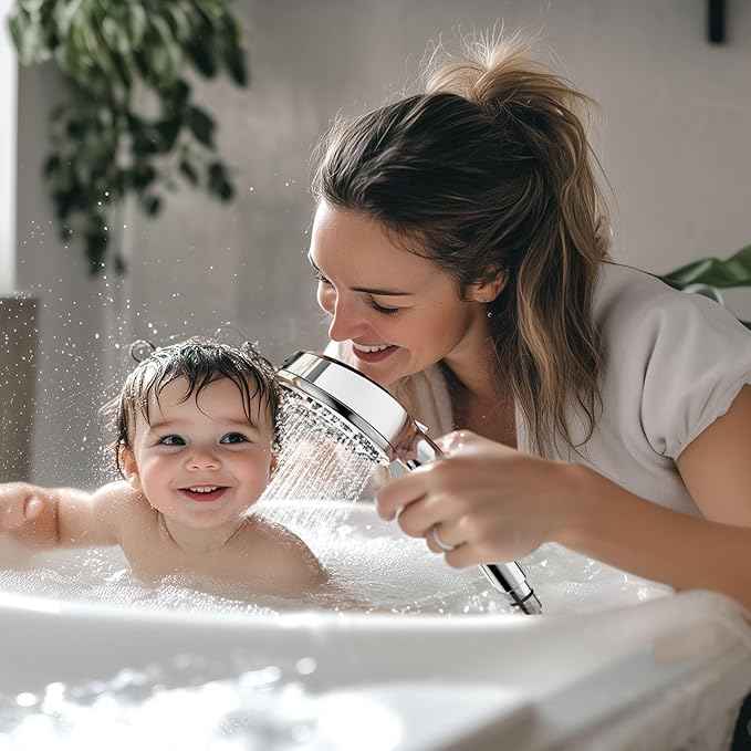Suncleanse Shower Filter for Handheld Shower Head, 2-Pack Replacement Cartridge Filters for Filtered Showerhead, Shower Head Filter for Hard Water