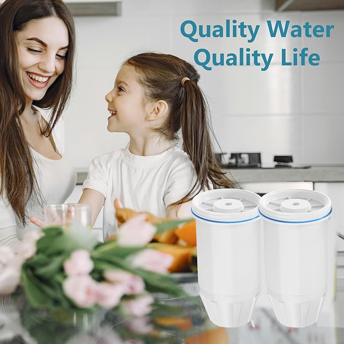 Water Filter Replacement for Zero Pitcher and Dispenser,6-Stage Filter System Compatible with ZR-001 ZR-004 ZP-006 ZR-017,6 pack
