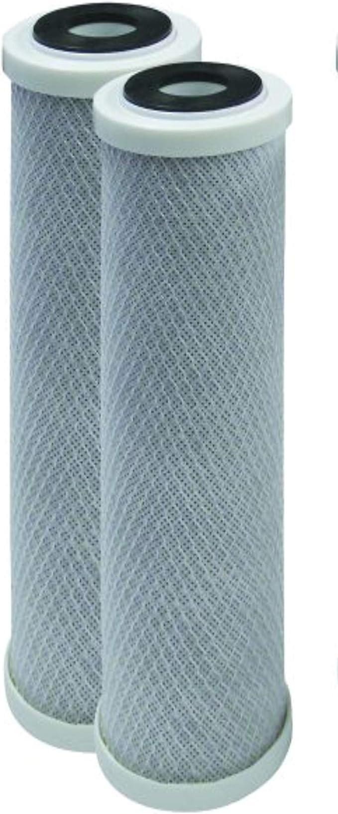 CFS – 2 Pack Carbon Block Water Filter Cartridges Compatible with WATTS-MAXETW-975 C-MAX Models – Remove Bad Taste and Odor – Whole House Replacement Filter Cartridge – 5 Micron – 2-7/8" x 9-3/4"