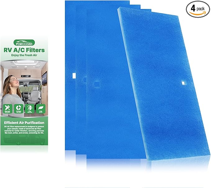 4-PACK RV Air Conditioner Filter Replacement Filters For MERV 6 AC Air Filter 6" x 14" - AquaVibe