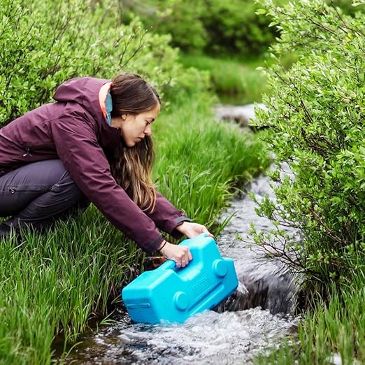 AquaBrick Water Purification System, Portable Water Filter for Camping, Best Survival Water Purifier for Emergency Drinking Water, Purifies Tap Water