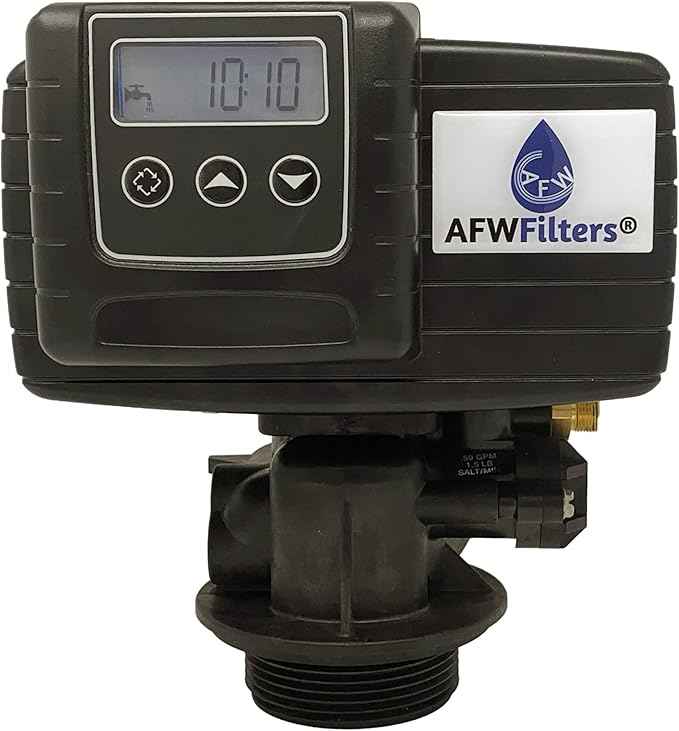 AFWFilters Built Fleck 48,000 Water Softener System & iSpring RCC7AK, NSF Certified 75 GPD, Alkaline 6-Stage Reverse Osmosis System, pH+ Remineralization RO Water Filter System