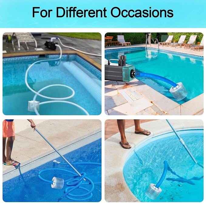 Round Hole Suction Strainer Filter for Pumps, Carbon Plated Steel Basket Water Suction Filter, with NPT Female Thread, Reduces Solids Entering Pump (3 inch)