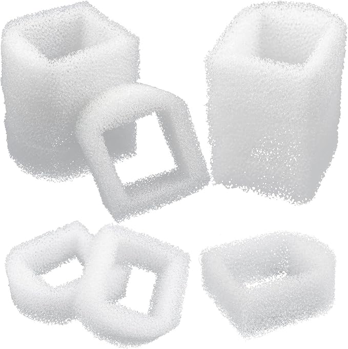 30 Pieces Pet Fountain Filter Foam Replacement Filters Foam Sponge Pre-Filters Drinking Water Fountain Filter Compatible with Drinkwell Ceramic and 360 Stainless Steel Pet Dog Cat Fountains