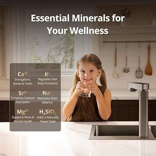 VIOMI Master M1 1000 GPD Reverse Osmosis Alkaline Mineralization pH+ Water Filter, Lead & PFAS Reduction, Under Sink Tankless RO System, NSF/ANSI 42 & 58 & 372, Smart Faucet & App Monitor, BPA Free