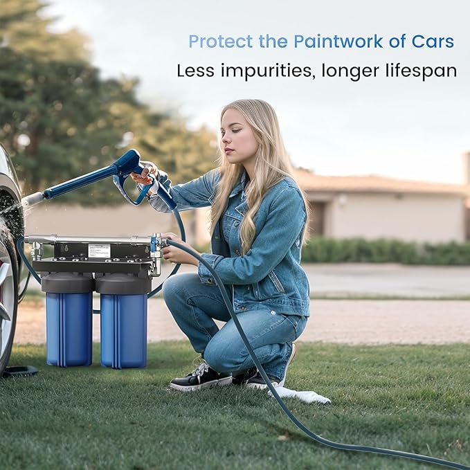 Waterdrop Spotless Car Wash Water Filter, Deionized Water, Spot Free, Replacement for Waterdrop WD-CWE Spotless Car Wash System with Resin