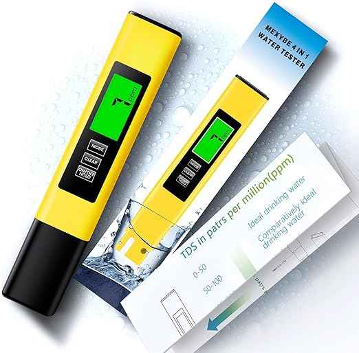 2025 All-New 4 in 1 Tds Meter Digital Water Tester - Accurate and Reliable TDS EC & Temp(°C,°F) Meter - 0-9999ppm - Professional Testing for Drinking Water, RO/DI System, Aquariums etc