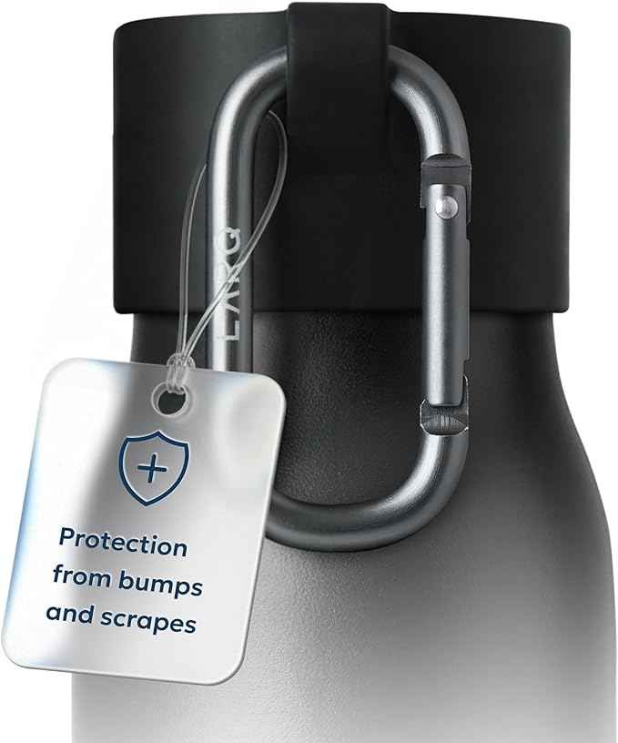 LARQ Active Loop - Bump Protector for Your Cap with Easy Carry Carabiner, Black
