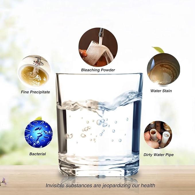 2.5" x 5" CTO Carbon Block Water Filter Cartridge Replacement, Whole house Pre Post, for Whole House Filtration Systems, 6pcs
