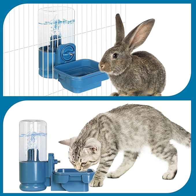 VANNON 4Pcs Pet Water Filter Sets, Activated Carbon Filter Replacements for Small Animals Water Bottle Dispenser, Replacement Filter Fits for VANNON Filtered Water Dispensers