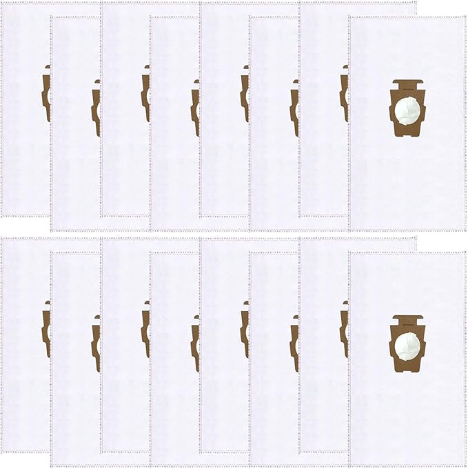 16 Pack 204814 Micron Magic HEPA Filter Plus Bags fit for kirby Part 205811 204814 204811 Universal Cloth Bags and All Kir-by Sentria Vacuum G Series, Avalir Models - AquaVibe