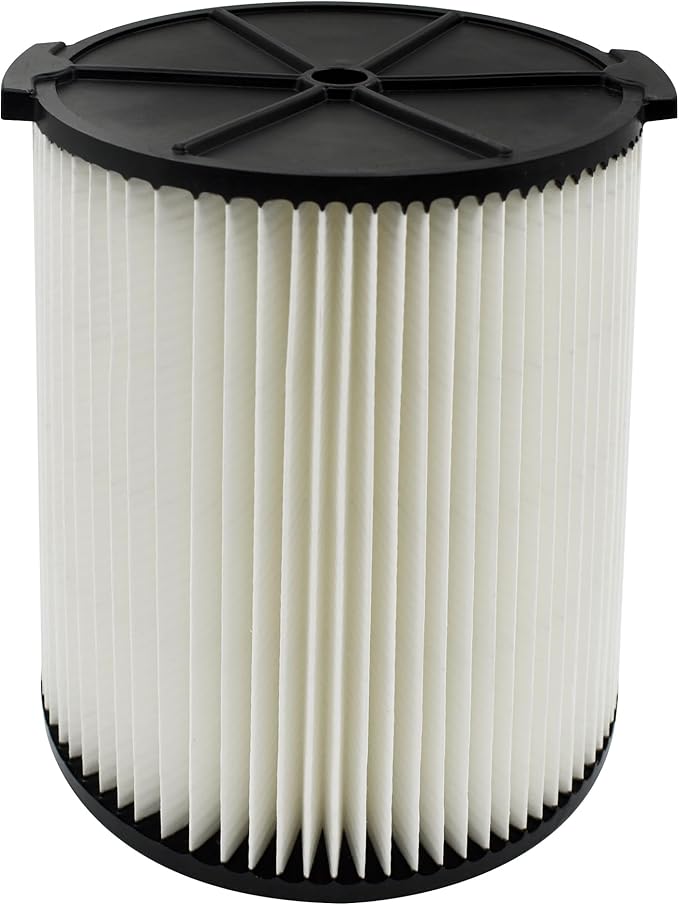 2 Pack VF4000 Replacement Cartridge Filter Compatible with Ridgid 72947 Wet Dry Vacs 5 to 20-Gal, 6-9 GAL HUSKY Vacuum WD5500 WD0671 RV2400A RV2600B, Craftsman 17816 Vacuum, REPLACEMENT VF4000 - AquaVibe
