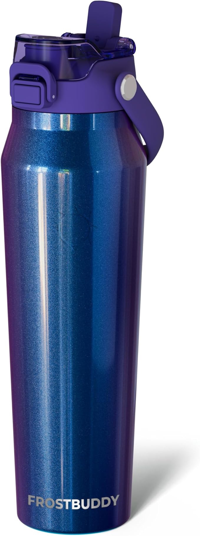 Frost Buddy 32oz Insulated Water Bottle with Straw & Chug Lid | Leak-Proof Stainless Steel | 24-Hours Cold | Sweat-Proof, Cup Holder Friendly | Ideal for Gym, Travel, Sports & Everyday Hydration