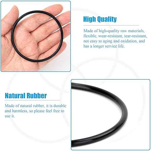 3.5" OD Water Filter O-Ring for Reverse Osmosis Water Filter Housings, Replacement for ROES-50 Water Filter O-Ring Accessories (3 Pack)
