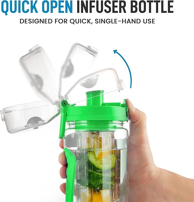 Portable Water Bottle with Fruit Infuser