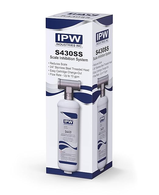 IPW Industries Inc - (IPW430SS) Whole House Scale Inhibition Water Treatment System