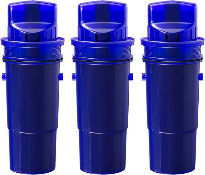 CRF950Z Filter Replacement for Compatible with PUR Water Filter Pitcher and Dispensers, CRF950Z, CRF-950Z, PPF900Z, PPF951K, PPT700W, Adsorb 99% Chlorine, Pack of 3, By DESENRUIS Upgraded Water Filter