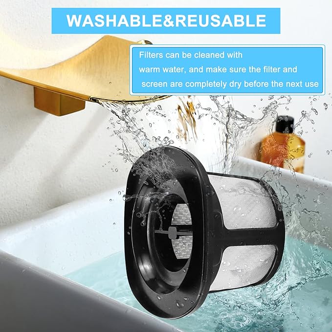 3061 Filter Replacement for Bissell Adapt/PowerLifter Ion Cordless Vacuum 2286 2482 2387 Compare to Part #1616323 1616322 1617684 LUXRILIX - AquaVibe